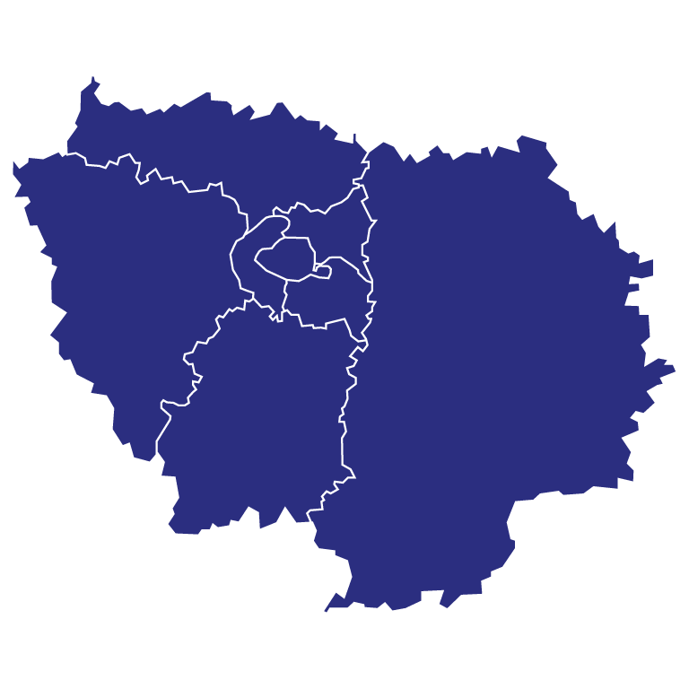 Carte de l'Île-de-France